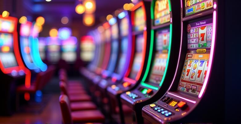 Slot game reels with various symbols and a jackpot indicator, representing the thrill and opportunities in online slot games in the Philippines.